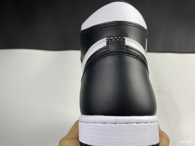 Cheap TBK 1 Retro 555088-010 Jordan White Air Black (2014) 0719